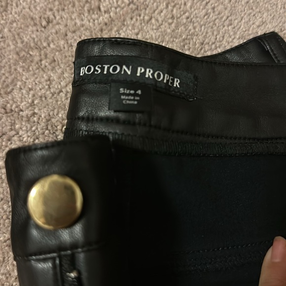 boston proper leather pants - Picture 2 of 2
